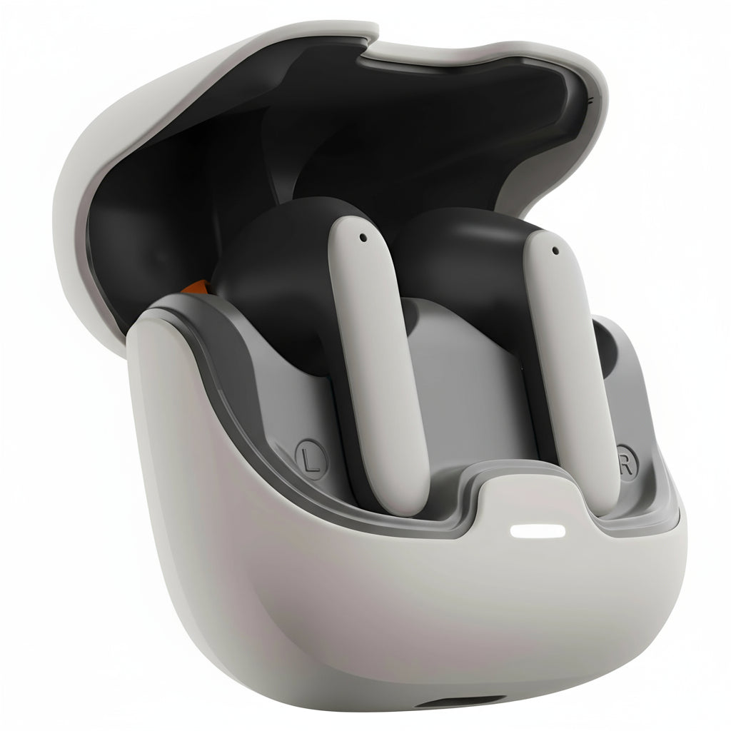 Quac Mic ENC Earbuds with Charging Case 700Mah Big Capacity Non-Noise Cancelling TWS Earphones & Headphones in Flipcart